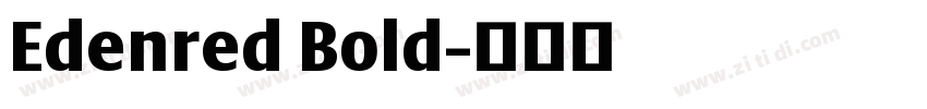 Edenred Bold字体转换